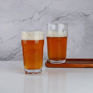 Glass Craft Beer Mug British American Wide Mouth Pint Mug Wheat Mug Commercial Bar Special LOGO