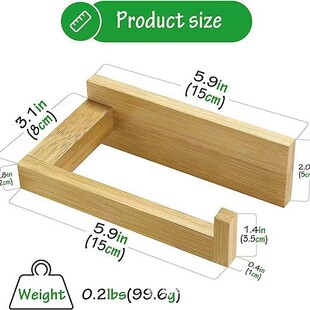 Cross-border storage rack various wall-mounted toilet paper holder wooden self-adhesive roll paper holder bathroom towel rack