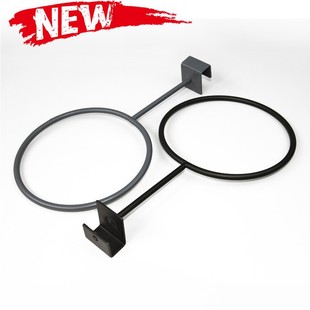 Card 15/20 square tube bracket hook crossbeam basketball bracket slot plate cap rack sports store football display props