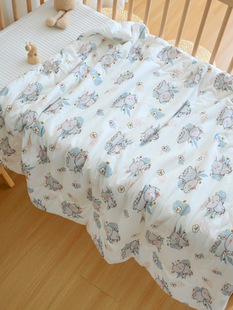 Baby Summer Cool Quilt Newborn Baby Bamboo Fiber Summer Thin Quilt Kindergarten Children Nap Air Conditioning Quilt