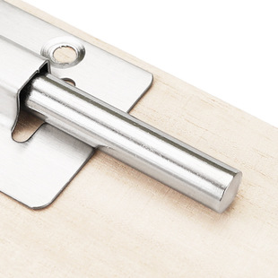 Stainless steel bolt thickened anti-theft door bolt open toilet wardrobe door latch generous small square old-fashioned Bolt