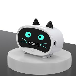 Многофункциональный беспроводной Bluetooth динамик мультфильм портативный открытый мини-будильник маленький звук подарок часы стерео