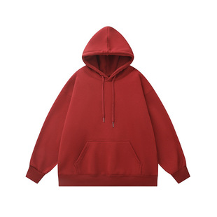 Super plus size 300 Jin Wearing OVERSIZE Cross-border Export Men's Shoulder Loose Solid Color Light Edition Hooded Sweat