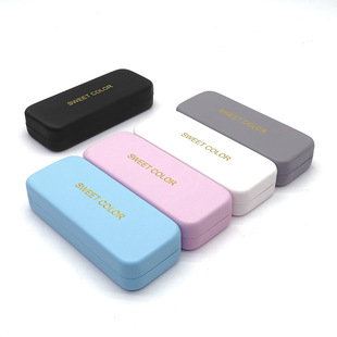 Large frame glasses case simple new myopia glasses case unisex sunglasses sunglasses case printable logo