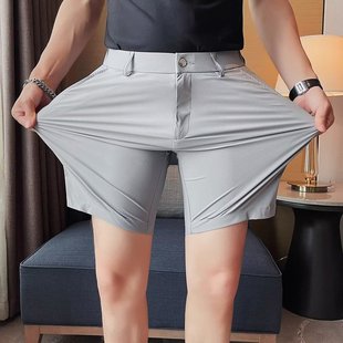 Breathable Quick-drying Pants Summer Thin Shorts Men's Trendy Brand Casual Fashion Suit plus size Pants
