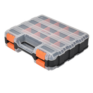 Plastic Storage Box Handheld Toolbox Plastic PP Multifunctional Parts Box Default Item Plastic Toolbox Flip Type