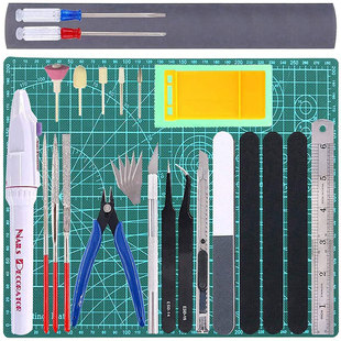 Трансграничные горячие продажи 33 шт. Модель инструмента костюм Gundam/автомобиль/Игрушечная модель здания инструмент комбинированный набор