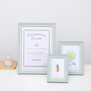Plastic photo frame European style table 6 7810 inch photo wall studio children A3A4 photo frame ID card puzzle picture frame