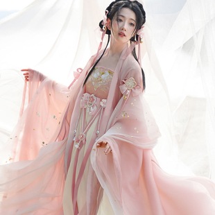 Новый весенний летний оригинальный Hanfu Girl [смеется весенний ветерок]