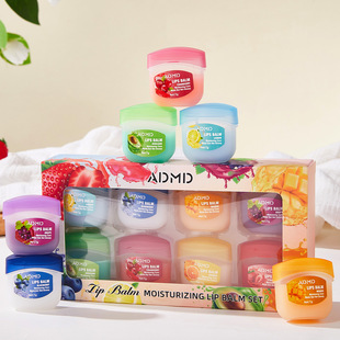 Admd Cross-Border Msds Hot Style 8 Lip Mask Set Moisturizing Fruity Lip Balm Lip Mask Set Cross-Border