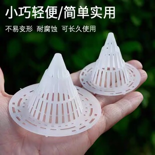 Plastic Orchid Drainage Cover for Flower Pot Bottom Hole Mesh Pad, Succulent Pot Leak-Proof Soil Mesh Pad, Breathable Drainage Mesh