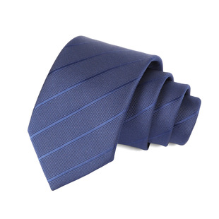 2024 new men's tie striped business casual executive dress 8cm polyester jacquard hand tie wholesale