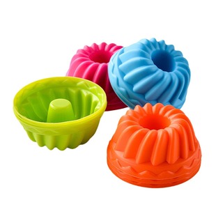 New small chiffon baking cake mold silicone pumpkin mug pudding cup silicone mold spot wholesale