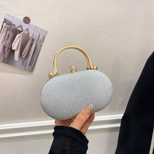 New 2025 Fashion Simple All-match Dinner Backpack Niche Design Shoulder Crossbody Handheld Women's Banquet Bag