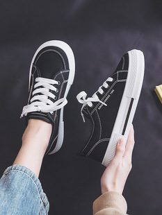 Canvas Shoes Women's Summer 2024 New Spring and Autumn All-match Women's Shoes Explosive Sneakers Breathable Women's Spring Casual Shoes