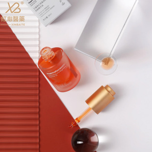 Spot High Quality 30ml Frosted Cylindrical Dropper Bottle Press Lotion Bottle Travel Set Wholesale Printable logo