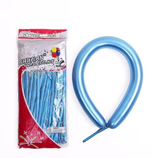 Shuaian металлический длинный воздушный шар украшения DIY форма хром сплав Цвет Магия 260 толстый волшебный латексный шар