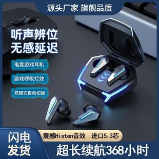 Cross-border new private model e-sports bluetooth headset game no delay in-ear earplugs noise reduction mini headset wholesale