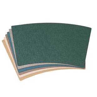 New Chinese-style Insulation Leather Placemat Waterproof and Oil-proof Dining Table Insulation Mat Hotel Dining Table Insulation Mat Advanced Feeling Placemat