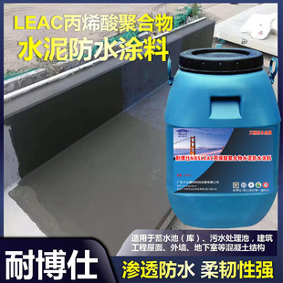 Two-component acrylic polymer cement waterproof strong adhesion water-based coating leac waterproof coating