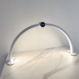 Cross-border half-moon nail light with display desktop beauty live light arc nail beauty light fill light desk lamp