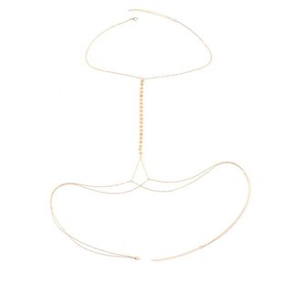 New European and American cross-border jewelry beach bikini personality body chain sequins cross bikini accessories