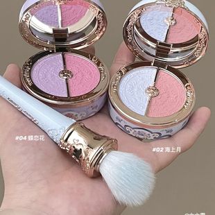 Butterfly cloud shoulder ~ flower know new blush brush evenly take points skin-friendly easy to color wool brush princess makeup brush
