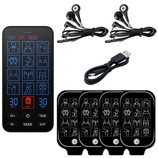 New mid-low frequency EMS pulse massager multifunctional ENT red light ear-nose meridian physiotherapy massager