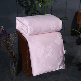 Processing and Customizing High-Quality Double Palace Cocoon 100% Mulberry Silk Two-In-One Mother-In-Law Quilt Wedding Wedding Quilt Type a Silk Quilt