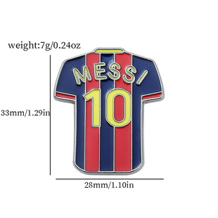 Cross-border Hot Sale Football Star Metal Badge World Cup Manchester United Series Brooch Brooch Cartoon Star Clothes