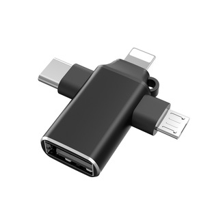 Подходит для адаптера Apple Type-C Android три-в-одном OTG Type-C-адаптер USB3.0