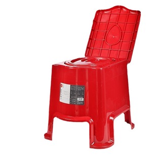 Plastic Mobile Toilet Pregnant Women's Toilet Household Spittoon Diver Portable Men's and Women's Diver Nocturnal Chair