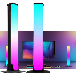 3D pickup atmosphere lamp computer synchronization with screen atmosphere lamp ARGB light effect column desktop decoration atmosphere lamp suit