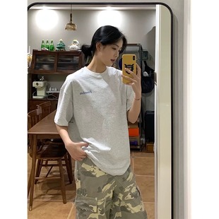 cleanfit American Retro T-shirt Short-sleeved Boys Trendy Brand Fashionable Loose Heavy-weight European and American High Street Couple Half-sleeved