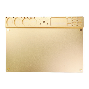 Microscope base worktable precision electronic repair aluminum alloy silicone pad mobile phone repair heat insulation work pad