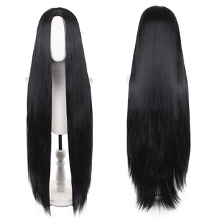 [Man Tong] 100cm Universal Long Straight cos Wig 645g Multicolor Hair Niang Shaped Scalp in stock