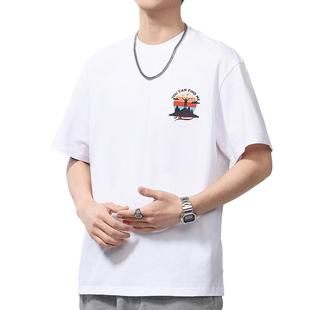 Maple Sher мужская одежда/тонкий летний вес 230 г влагопоглощающий пот футболка с короткими рукавами мужская футболка с короткими рукавами с круглым вырезом