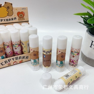 New cartoon simple glue stick for children small portable adhesive small gift creative fun DIY hand account glue stick