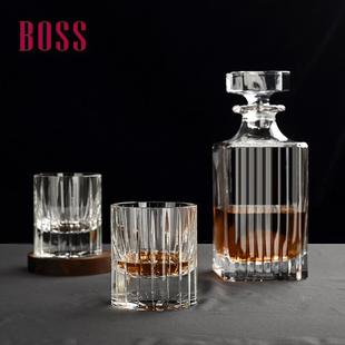 Crystal Glass Handmade Carved Whisky Glass Foreign Wine Glass Wine Bottle Set Household Water Glass Multifunctional Wine Utensils