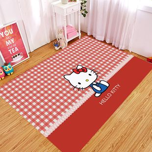 Трансграничный мультфильм Hello Kitty ковер ins ветер девушка спальня украшения кровати одеяло гостиная с ползучей игровой коврик
