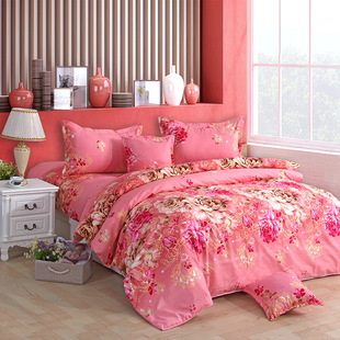 [skin-friendly quilt cover quilt cover pillowcase] quilt cover single-piece quilt cover bedding autumn and winter 1.8 quilt cover room