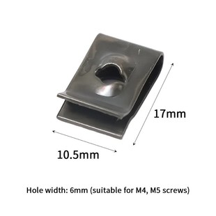 Foreign Trade ProdUct Metal Iron Sheet Screw Seat Car Screw Base U-shaped Clip Metal Interior Fender InsUrance