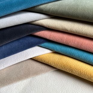 Spot supply of three anti-wash thick leather flocking high quality easy decontamination soft bag sofa pet anti-cat scratch fabric