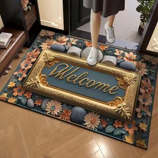 Welcome входной дверной коврик трехмерный галька диатомовая грязь абсорбируй коврик для ванной ноги коврик для кухни