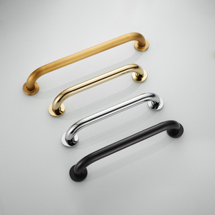 Bathroom bathtub armrest brass electric chrome color barrier-free safety non-slip bathroom hardware armrest frame for the elderly disabled