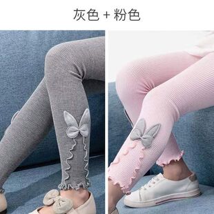 Girls' Leggings Toddler Elastic Baby Pants Children's Versatile Leggings for Girls Aged 3 to 6