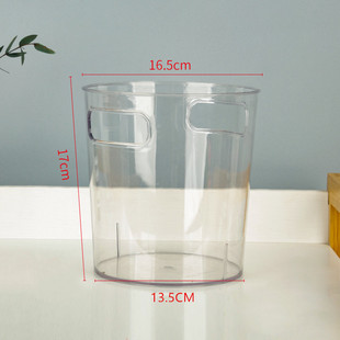 Transparent acrylic flower barrel flower shop flower barrel flower barrel square flower barrel wholesale plastic household factory direct sales