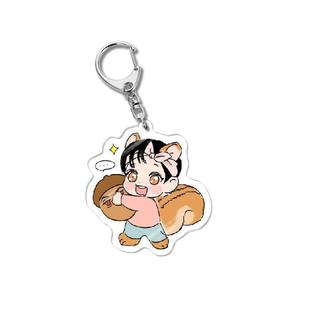 Animation Surrounding Wild Painting Collection Yin Shenghao Bai Naqian Acrylic Keychain Han Man Pendant Gift