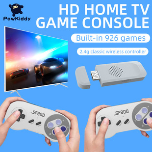 Cross-border new SF900 home two-person TV game machine SFC war wireless handle export foreign trade TV stick