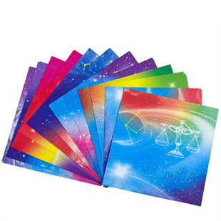 Double-sided two-color Square Starry Sky origami constellation handmade paper creative DIY paper crane children origami wholesale